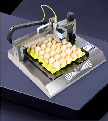 Smart Automatic Egg Image Data di scadenza Stampa a getto d'inchiostro Dimensione di stampa 2-12.7 mm per le uova