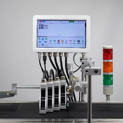Macchina di stampa a getto d'inchiostro a batch di codice Qr online a 10 pollici con facile funzionamento