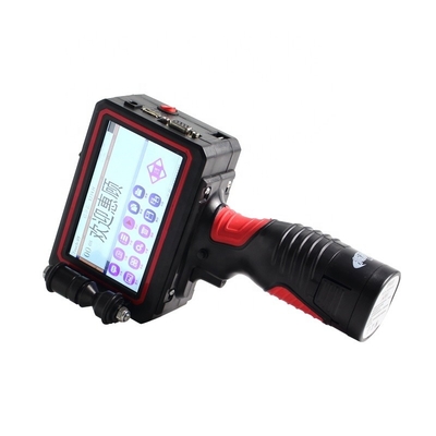 Stampa a getto d'inchiostro 42 ml Inchiostro a secco rapido con solvente 1-6 righe Portabile a mano Intelligente Difinio del codice di data schermo LED