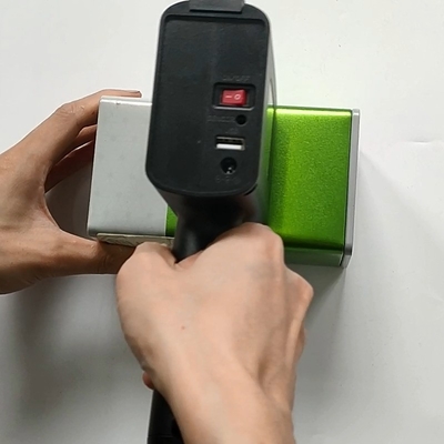 Pistola per stampante a mano monocolore multilingue a codice QR per borsa tessile in vetro