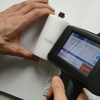 Pistola per stampante a mano monocolore multilingue a codice QR per borsa tessile in vetro