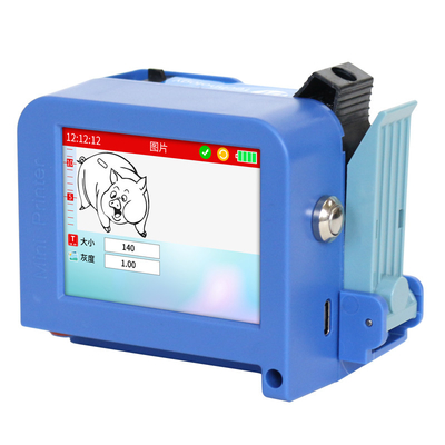 Mini 130 portatile termico Tij Inkjet Coder per carta plastica legno vetro metallico