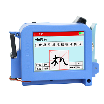 Mini 130 portatile termico Tij Inkjet Coder per carta plastica legno vetro metallico