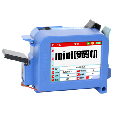 Mini 130 portatile termico Tij Inkjet Coder per carta plastica legno vetro metallico