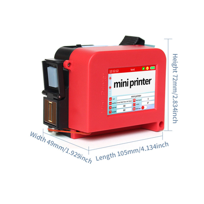Dimensioni L*W*H 220X130X50MM Mini stampante a getto d'inchiostro per data di produzione codice e immagine