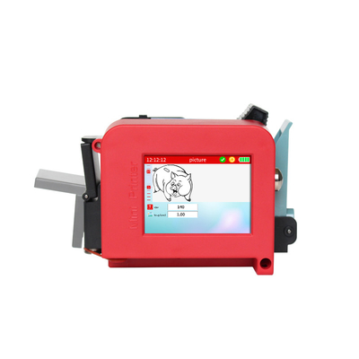 Carton Bag Mini Inkjet Batch Coding Machine con stampa 600DPI e design portatile