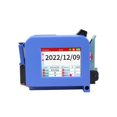 Carton Bag Mini Inkjet Batch Coding Machine con stampa 600DPI e design portatile