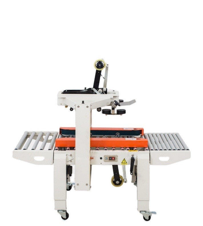 6-12 mm Larghezza di sigillamento Automatica Cintura di azionamento superiore e inferiore Nastro adesivo Sealer Case Box Carton Sealing Machine