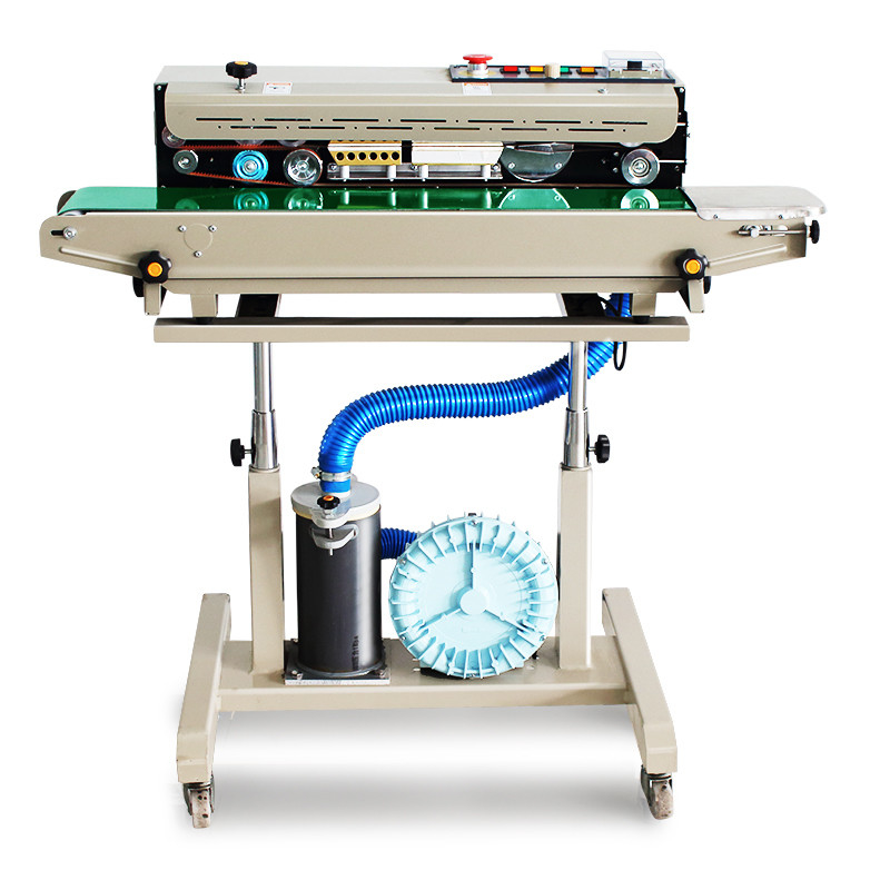 DBF-1000A sigillante a pellicola a gonfiore continuo automatico verticale per negozi di alimenti e bevande