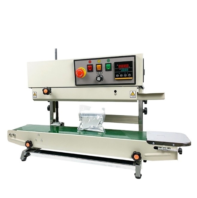 2023 macchina automatica di sigillamento a banda continua con stampa di data e tensione 220V/50HZ
