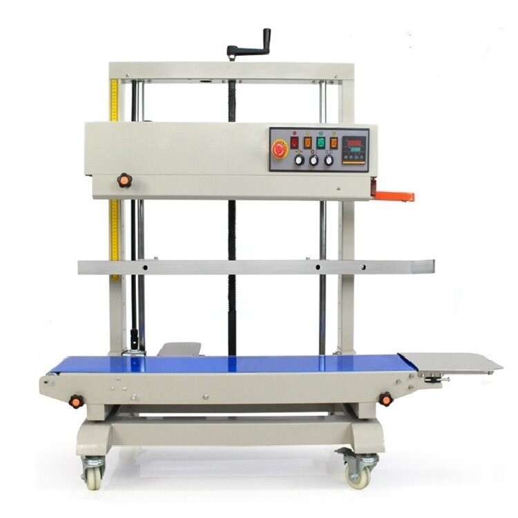 FR-1200V Motore elettrico Verticale Continuo Macchina di Sigillamento per sacchetti PE e spessi