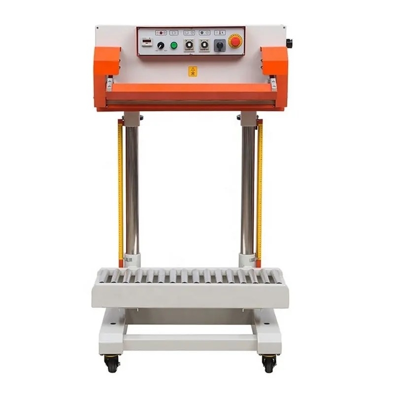 Macchina di sigillatura continua per sacchetti di plastica da 100 kg a velocità di sigillamento da 2 a 10 m/min