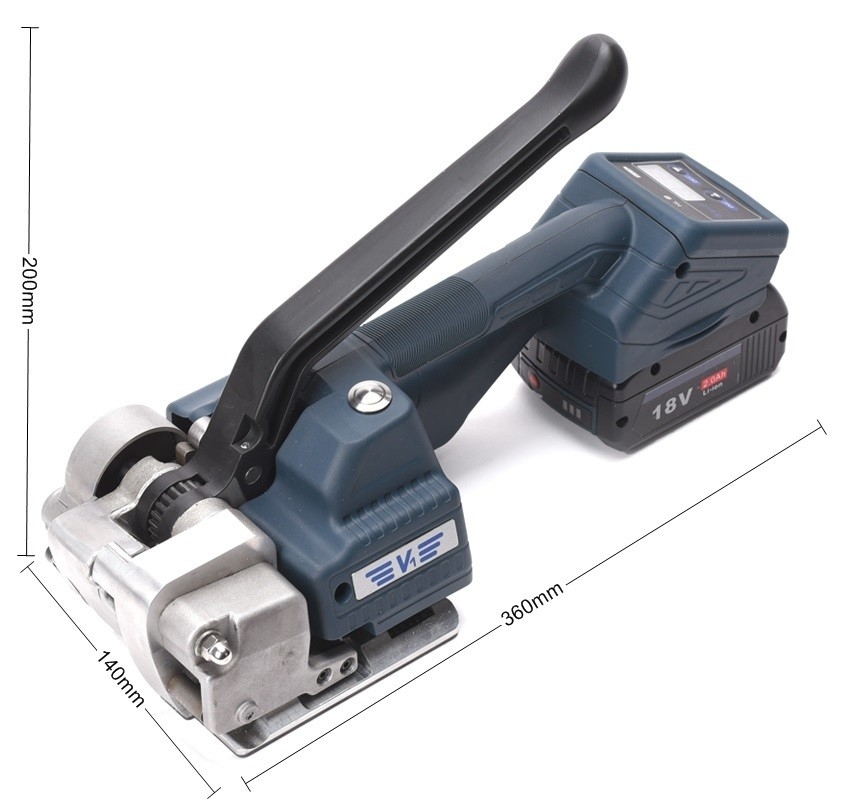 2A Capacità manipolabile Plastic Electric Strapping Banding Machine per 13-16mm PP/PET Strap