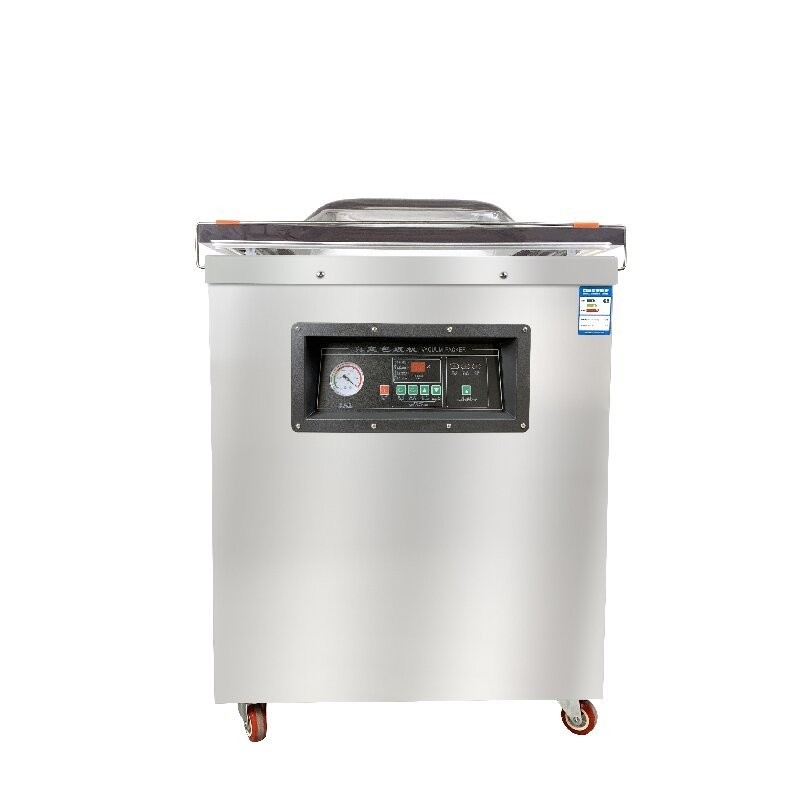 220V/50HZ DZ-600 Macchina di imballaggio a vuoto per cereali, riso, mattoni, carne fresca e piccoli alimenti