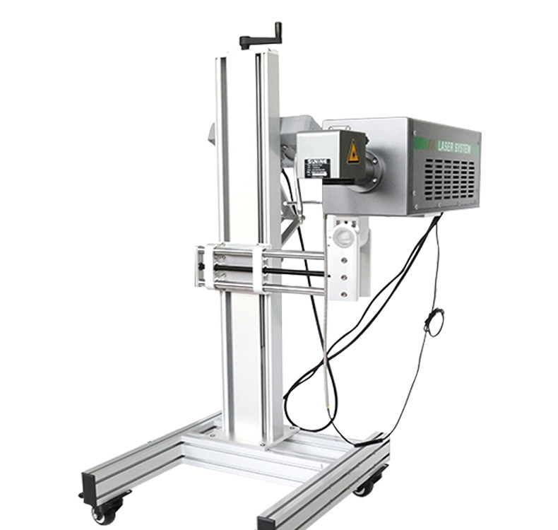 Stampante di datazione laser a CO2 da 220V a 3,6A 50HZ professionale per tavole di bottiglie