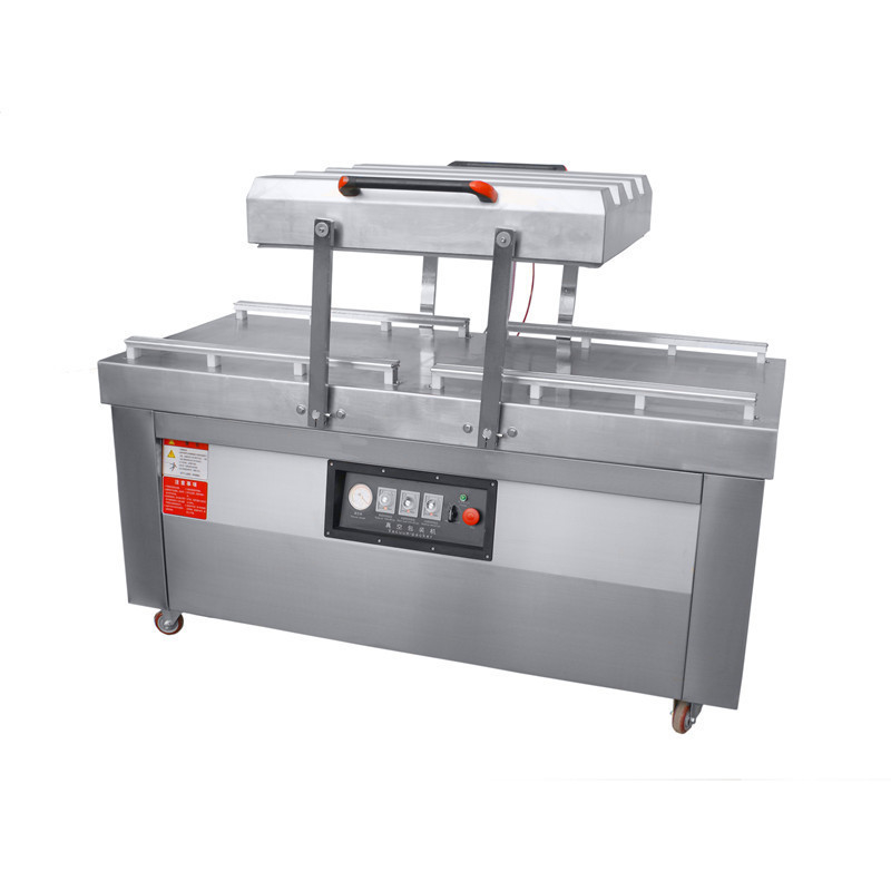 Doppie camere 750*620*100mm Grandezza della camera Macchina di sigillamento a vuoto per alimenti Fagioli di carne