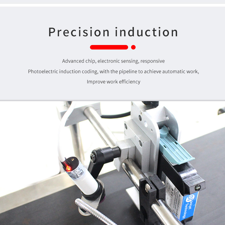 Full Auto Data di scadenza Coding Logo TIJ Stampa a getto d'inchiostro Online Machine con inchiostro blu