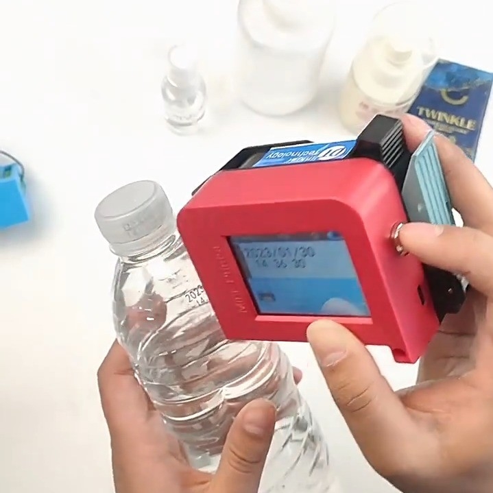Inchiostro solvente mini stampante a getto d'inchiostro tascabile per sacchetti di plastica