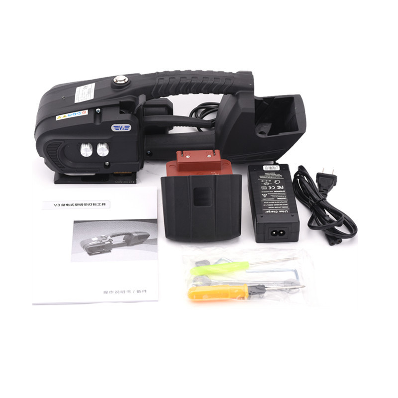 220V Placca saldata in lega forte PP PET Strap Batteria ricaricabile Strumento portatile per le cinghie