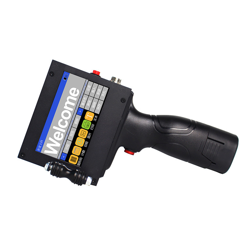 Stampa a getto d'inchiostro portatile Stampa a solvente ecologico per la linea di assemblaggio 1-12.7 mm Dimensione di stampa