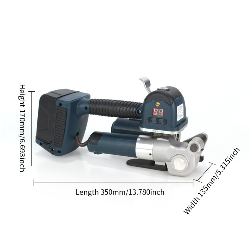 Strapping senza sforzo con 325*130*140mm Automatic Handheld PP/PET Belt Strapping Machine
