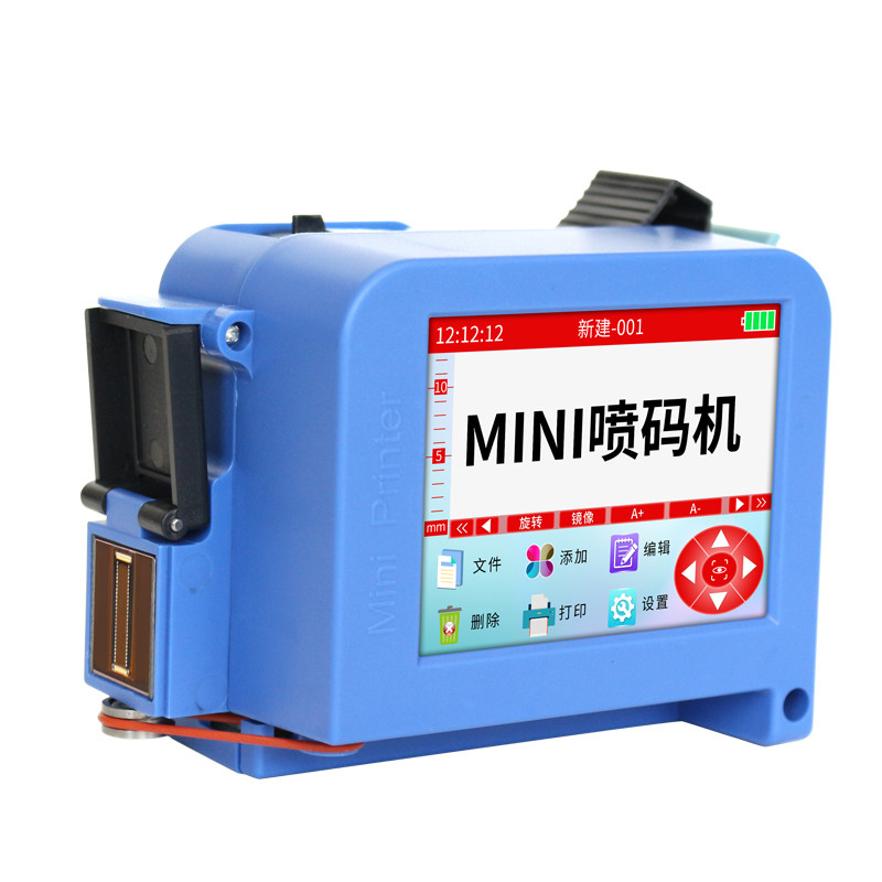 Mini 130 portatile termico Tij Inkjet Coder per carta plastica legno vetro metallico